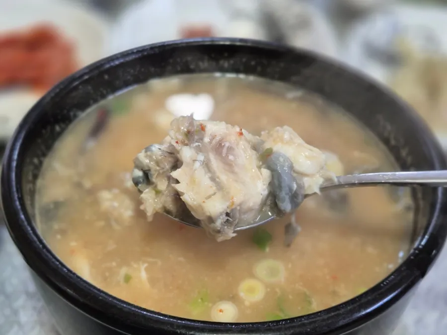 굴포식당 음식 사진