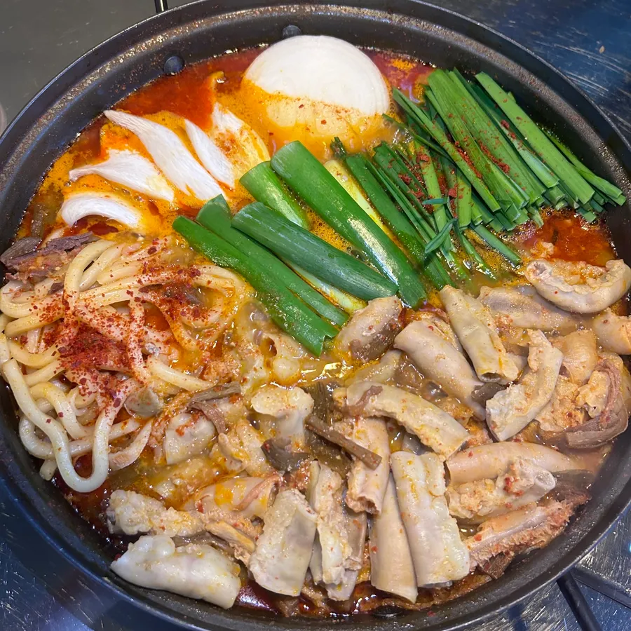 곱개장전골