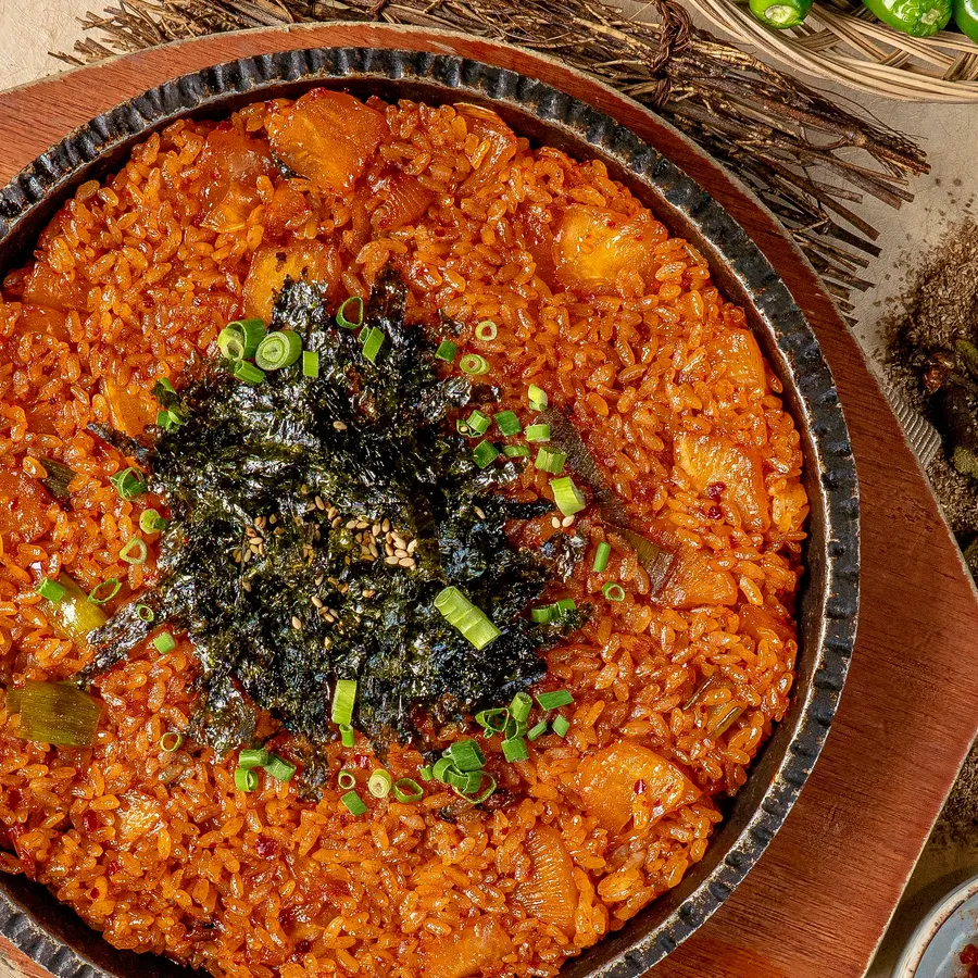 산솔 신논현점 깍두기 볶음밥 (2인분)