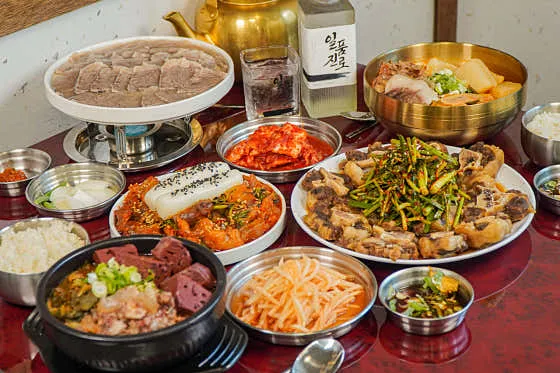 이복희해장 선릉본점 대표 메뉴 비주얼