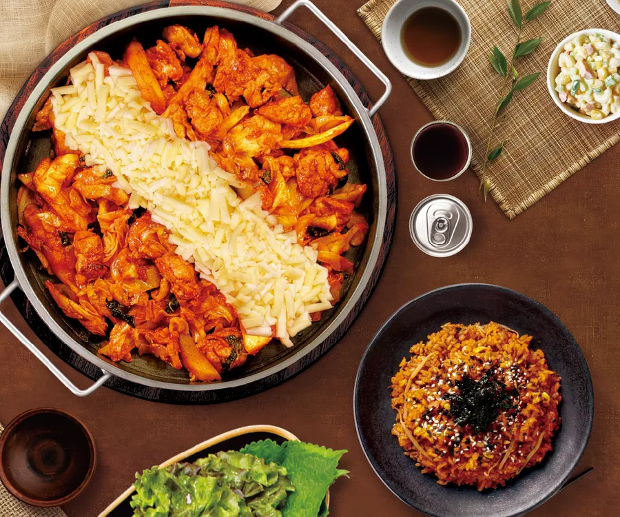 비와별닭갈비 치즈세트 2인