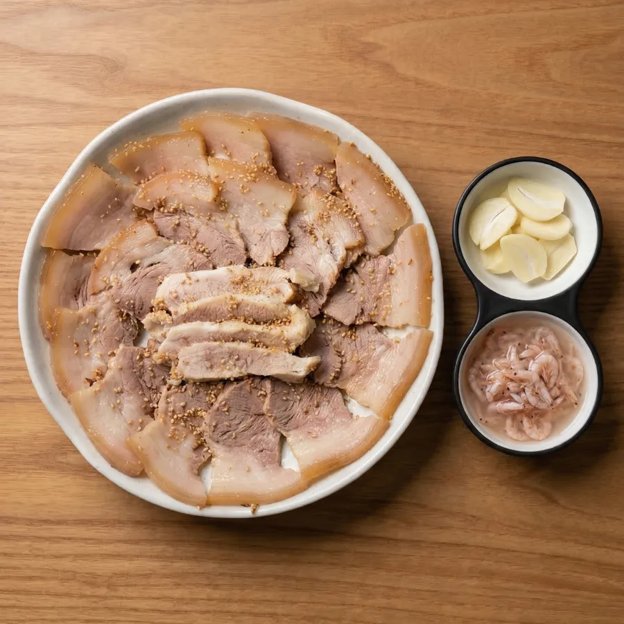 송정면가 맛보기수육