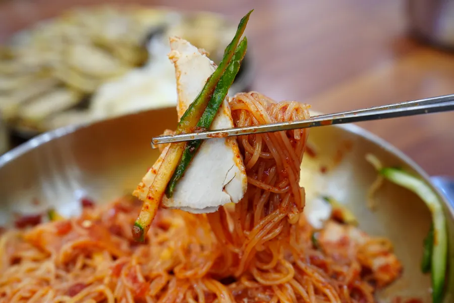 방문객이 촬영한 비빔밀면