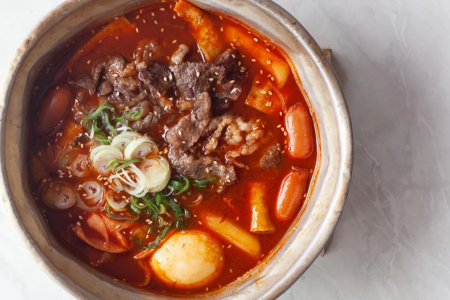 차돌떡볶이 메뉴 사진