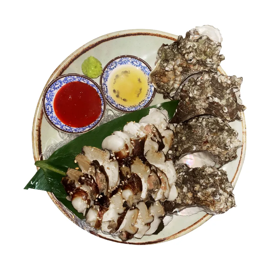 뿔소라숙회 메뉴 사진