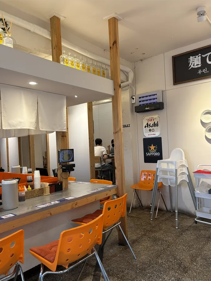 우동키노야 신용산본점 매장 내부