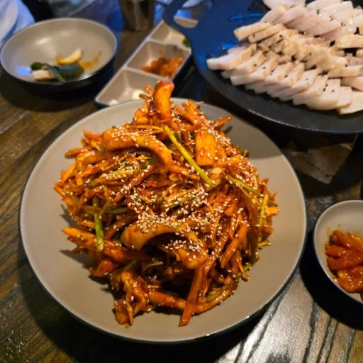 오징어무침회