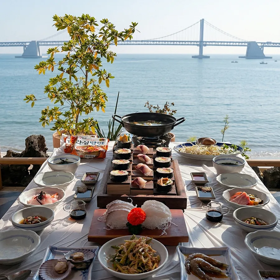 광안리 점심대첩 1인 메뉴