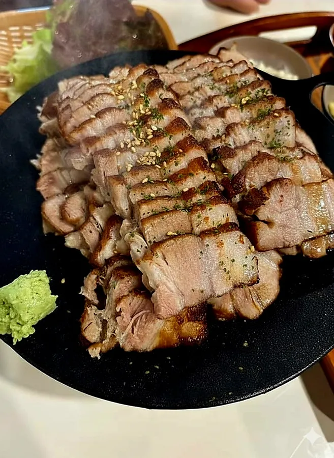 바베큐보쌈 한 상