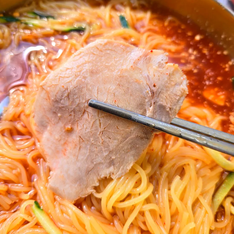 방문객이 촬영한 물밀면