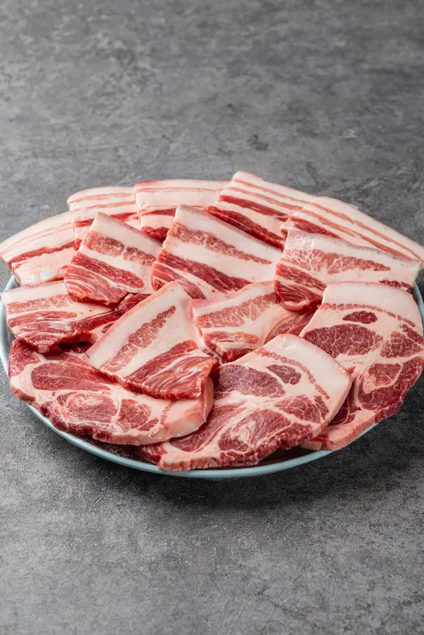 고산 흑돼지 모둠구이 500g 공식 메뉴 사진