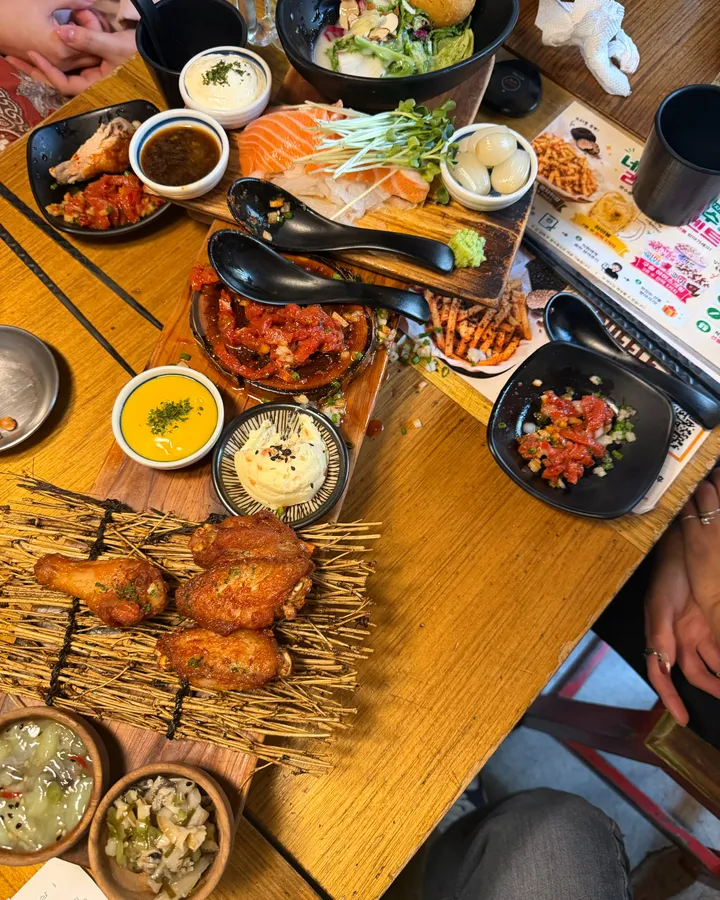 방문 사진 속 타코와사비