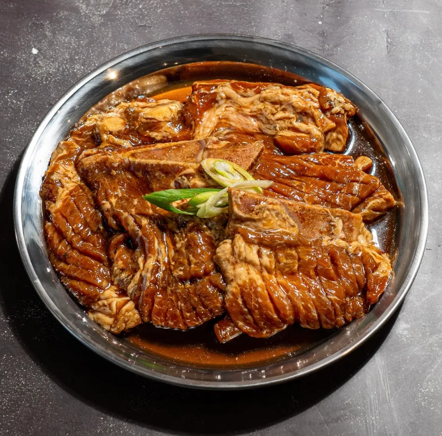 100% 한국돼지 양념갈비 100g