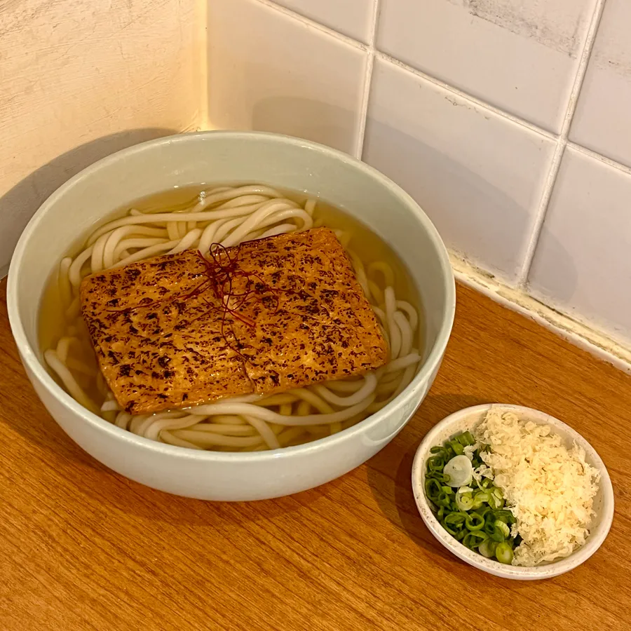 불맛 유부우동(키츠네우동) 메뉴 사진