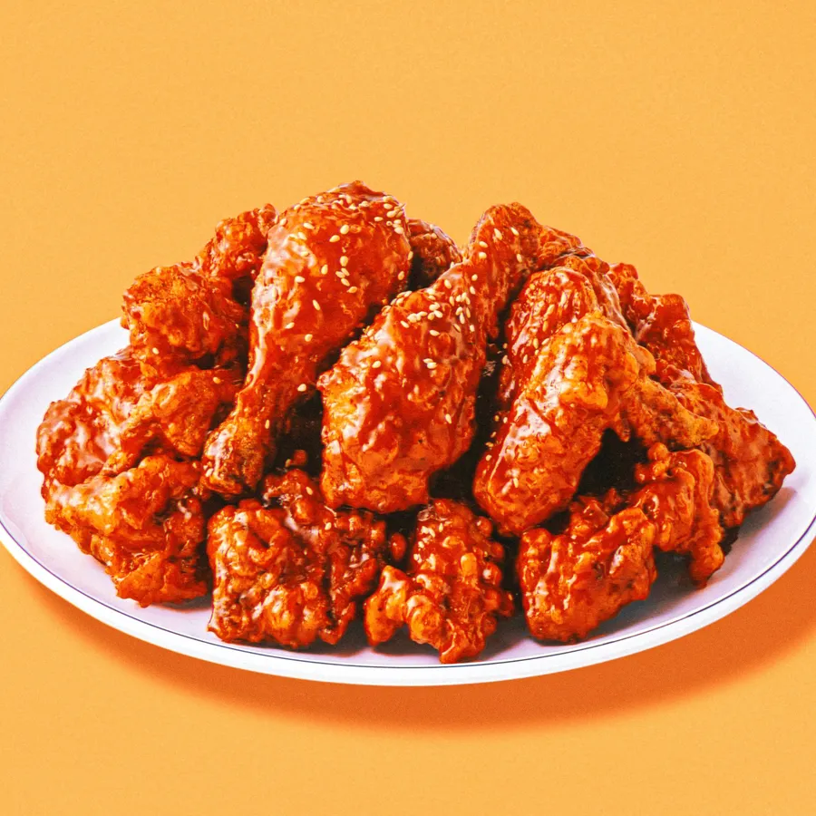 양념치킨 메뉴 사진