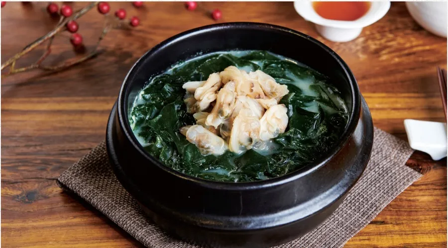 조개미역국