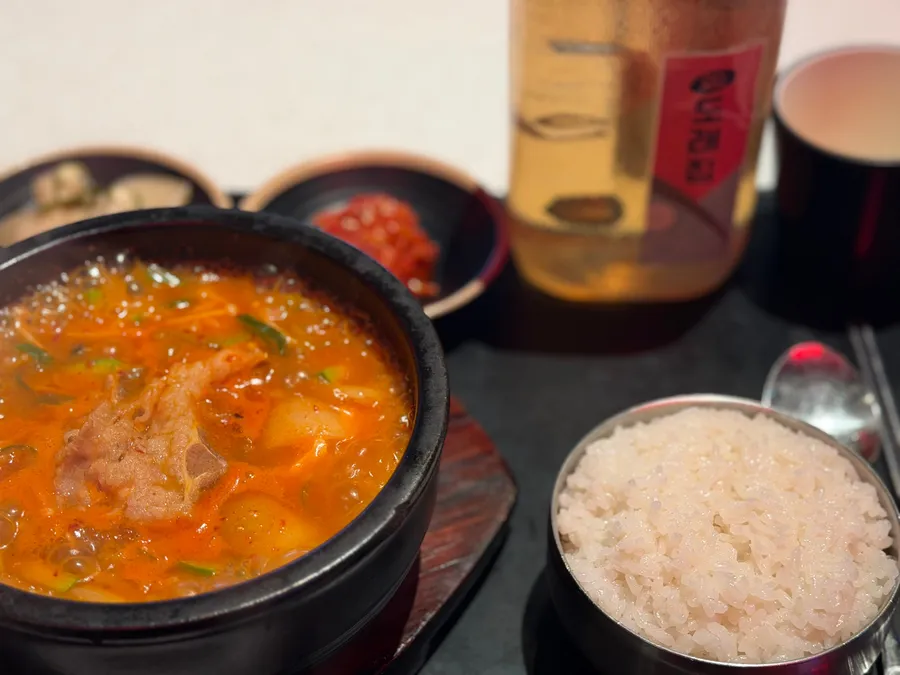 우삼겹 된장찌개(점심메뉴) 공식 메뉴 사진