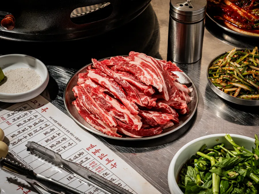 소갈비살 메뉴 사진
