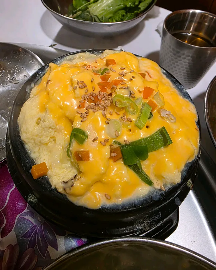 방문객이 남긴 계란찜 사진
