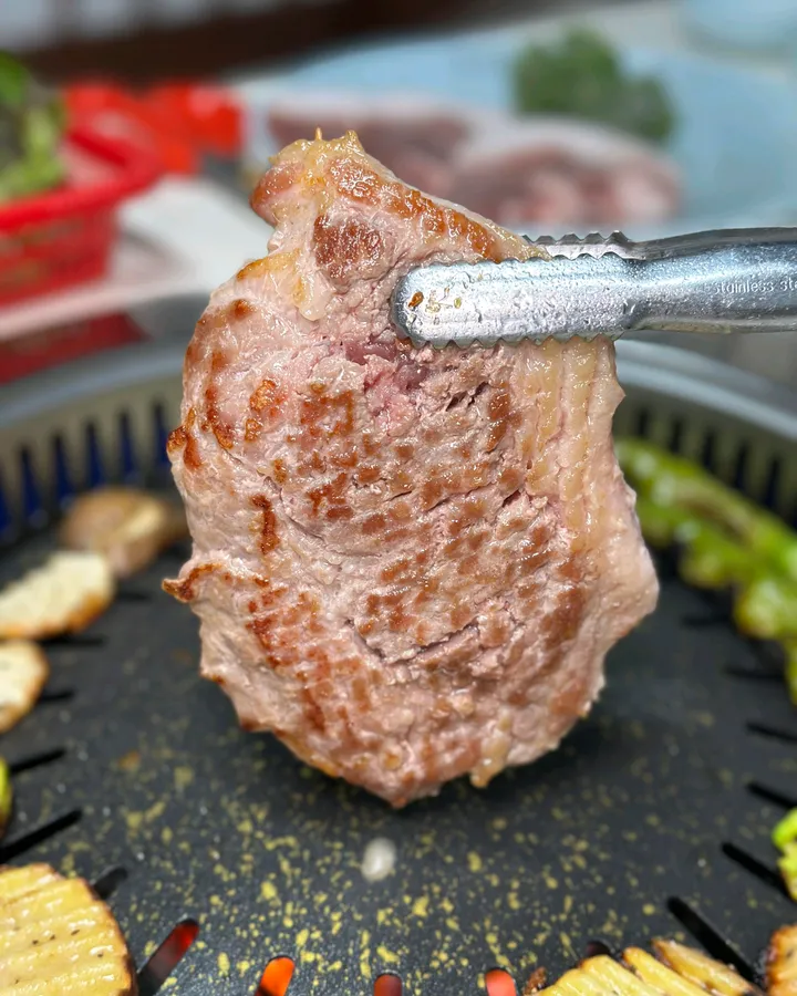 방문 고객이 남긴 등심 사진
