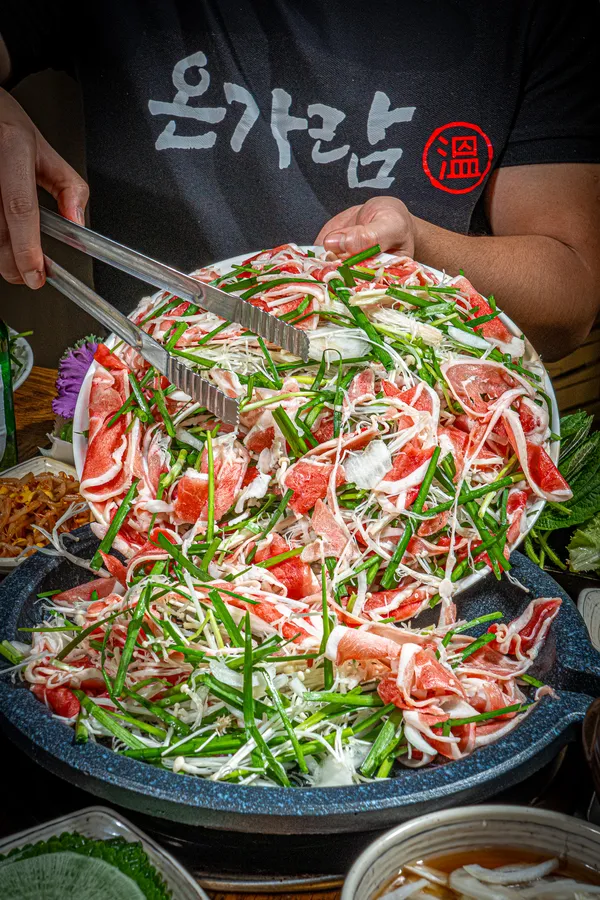 산더미 오리불고기 (고기추가)