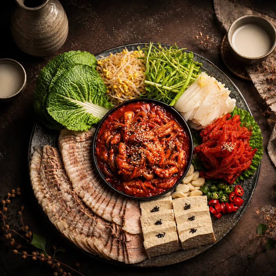 기남윤주막걸리 사상직영점 시즌 제철쭈꾸미보쌈