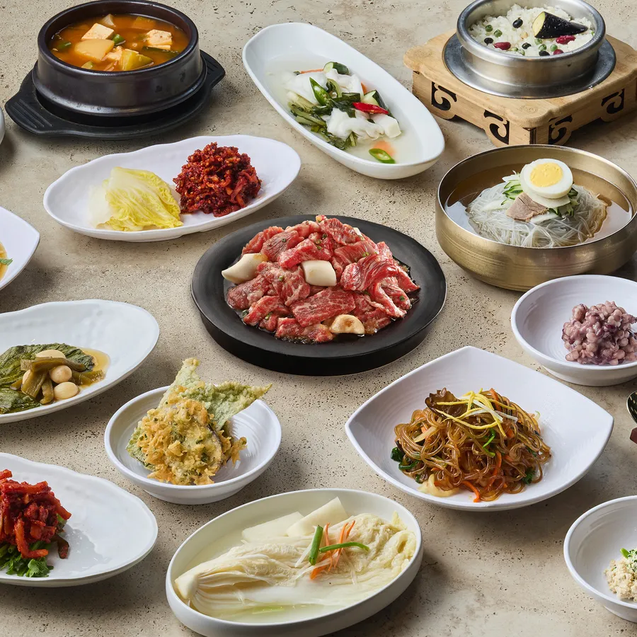 [점심한상] 소 양념 숯불맛갈비 한상 메뉴 이미지
