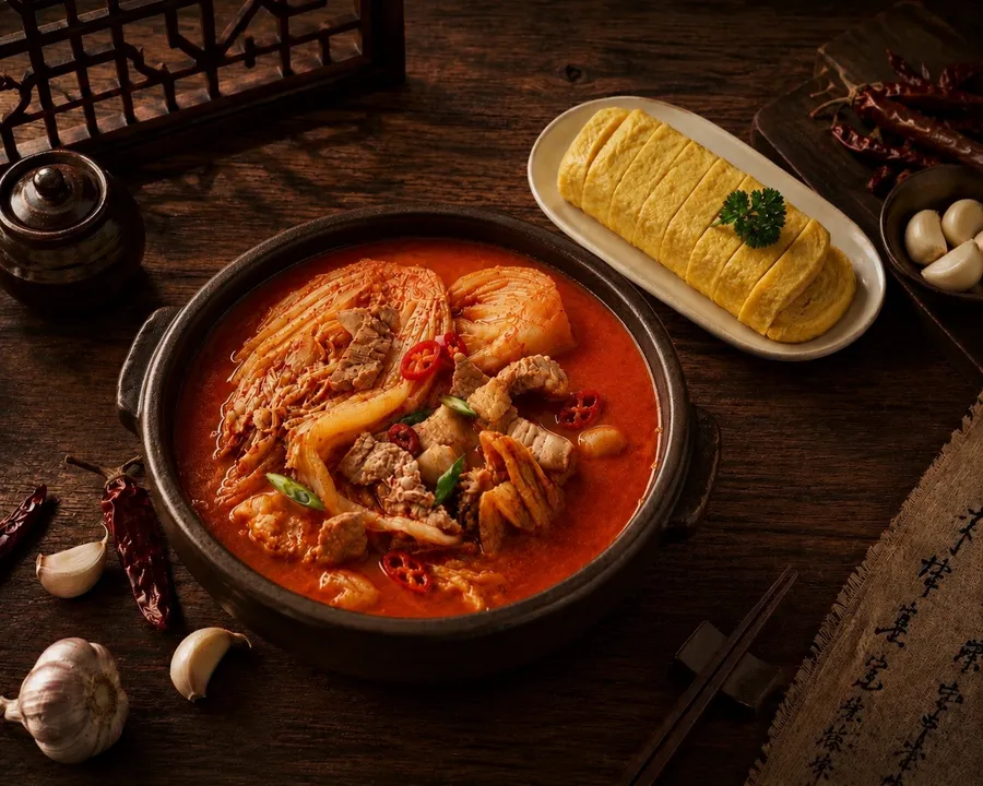 김치찌개 2인세트 공식 메뉴 이미지
