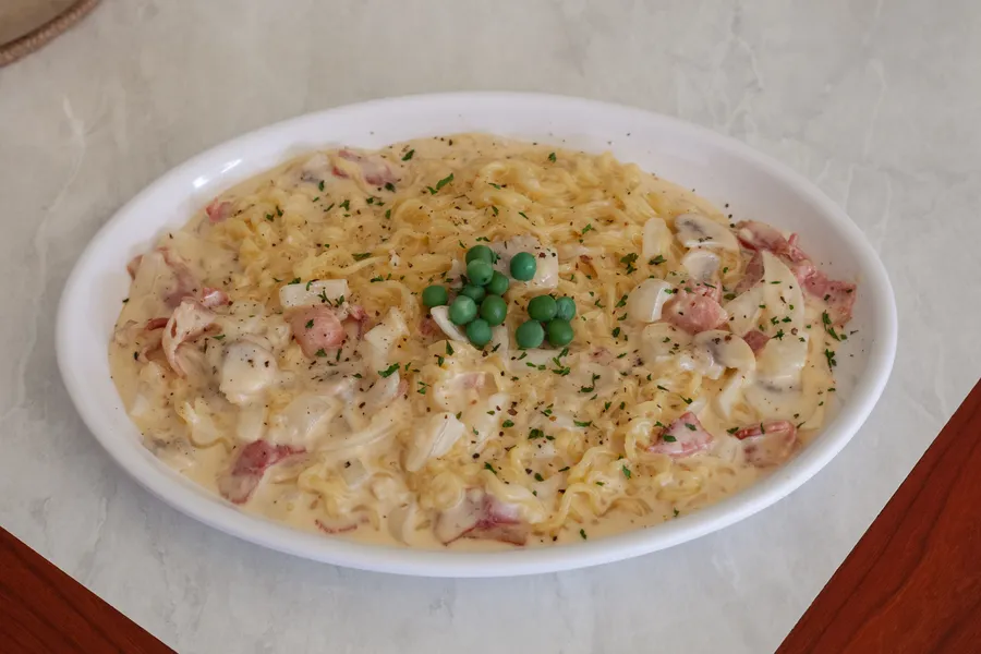 크림면 메뉴 사진