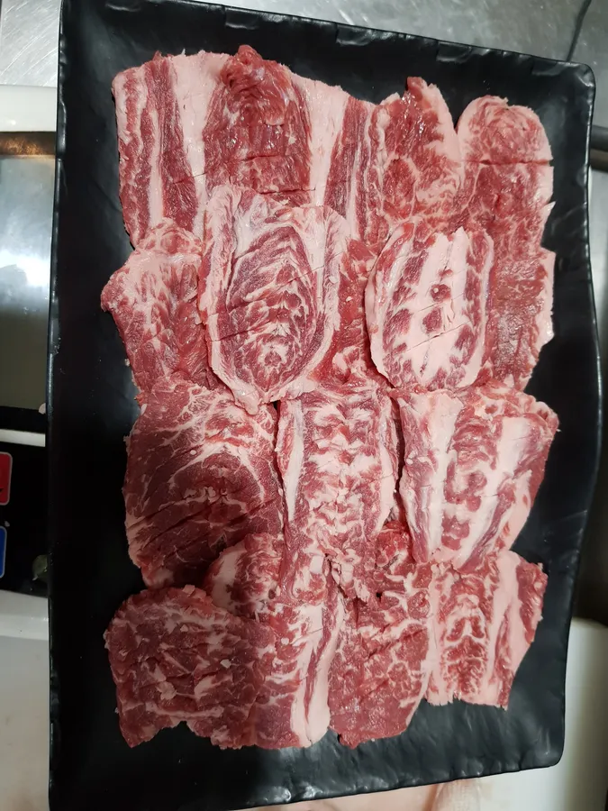 소갈비살 메뉴 사진