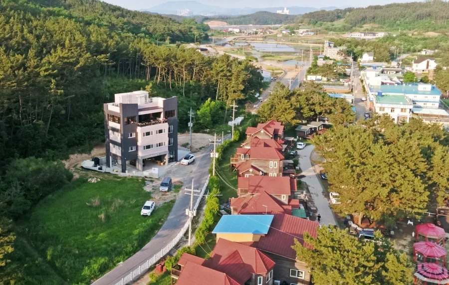 원산도에 위치한 챠오벨라12 매장 외관