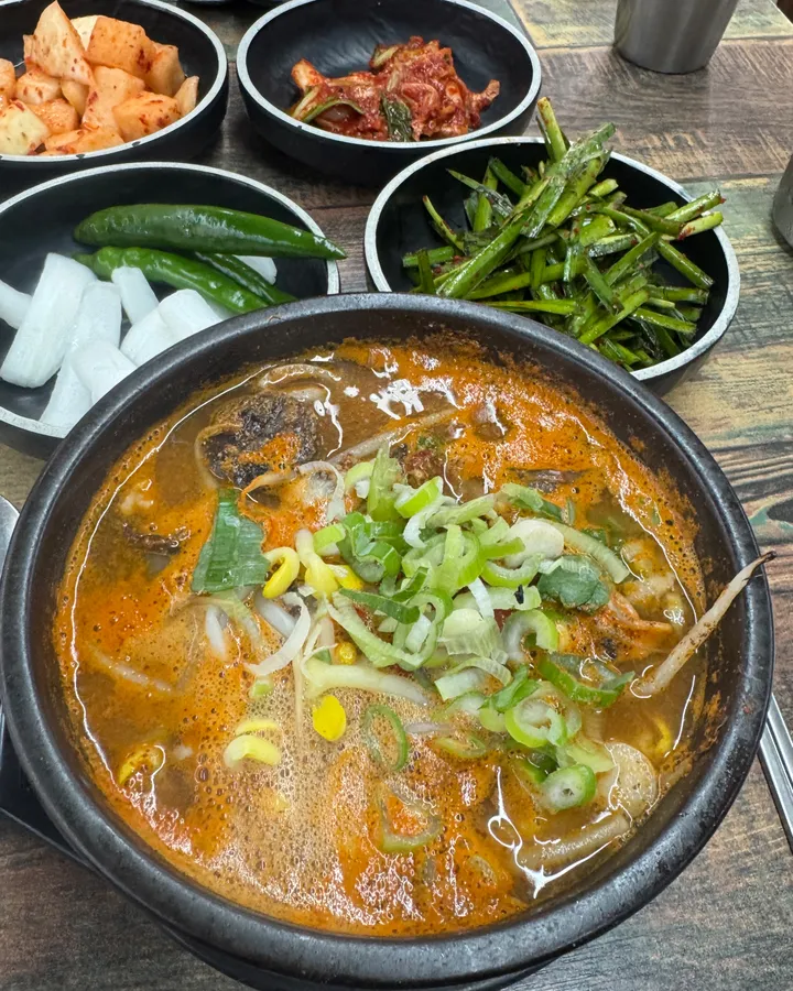방문 고객이 남긴 식사 사진