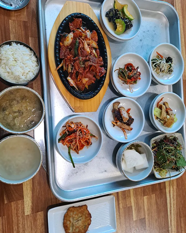 방문객이 남긴 대왕갈비 음식 사진