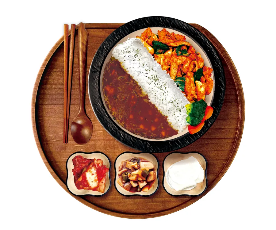 비와별닭갈비 카레 닭갈비 덮밥
