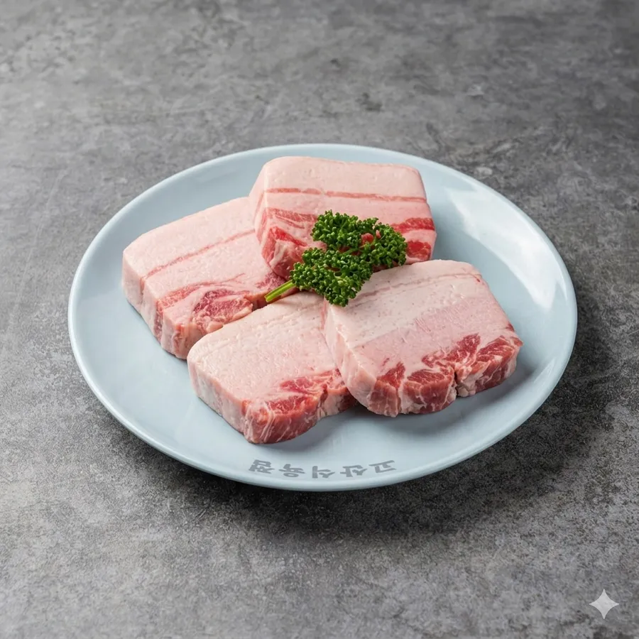고지방 매니아 오겹살 150g 공식 메뉴 사진