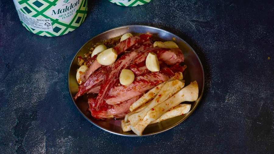 프라임 마늘꽃갈빗살 주물럭(500g)