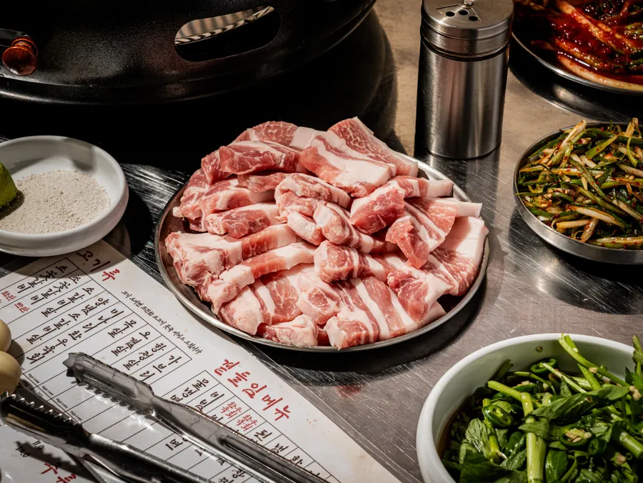 오겹살 메뉴 사진