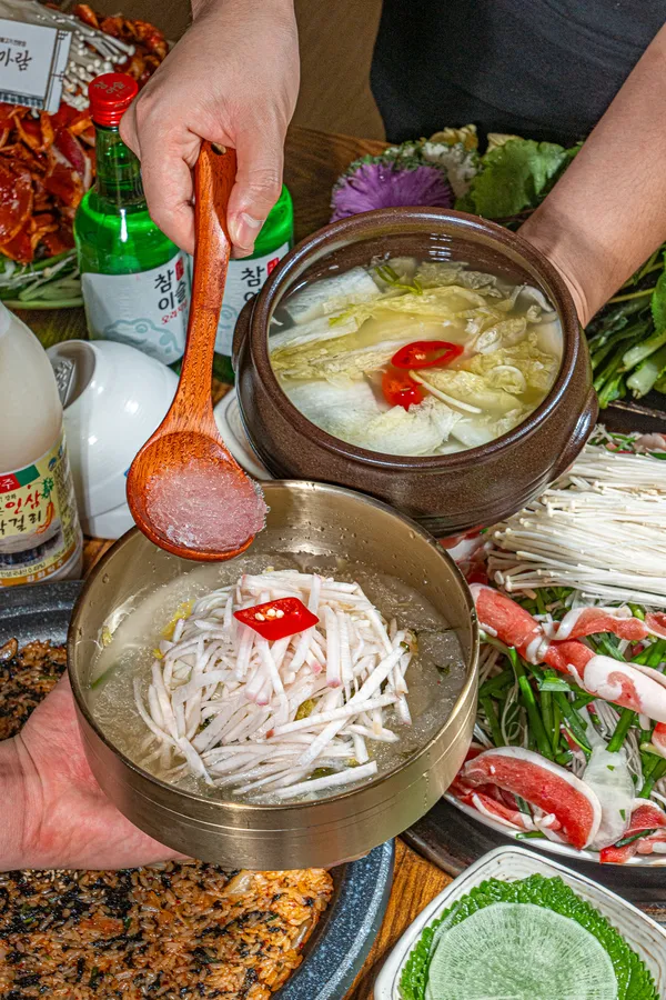 김치말이국수